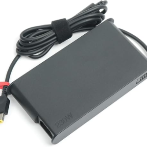 Lenovo Original 230W 20V Slim Tip Pin Laptop Adapter Charger with Power Cord